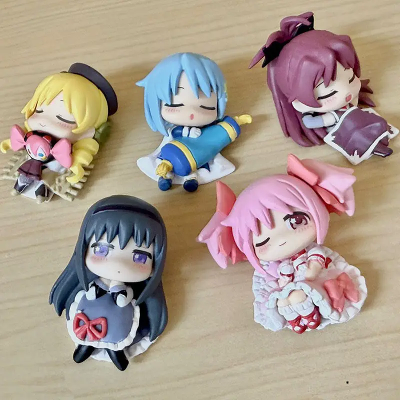 

Original In-Stock Japan StaSto Kaminami Tamaki Asami Madoka Magica Series Sleeping Figure Gacha Model Desktop Ornament Toys Gift