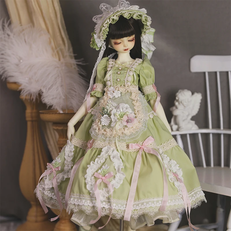 BJD doll clothes suitable for 1/4 1/6 size cute doll clothes dress set BJD doll clothes 1/4 1/6  doll accessories (4 points)