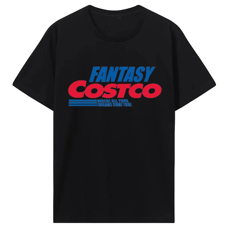 الصيف الذعر في كوستكو الجرافيك تي شيرت كوستكو عشاق الرجال أزياء القطن الشارع قصيرة الأكمام الملابس النسائية