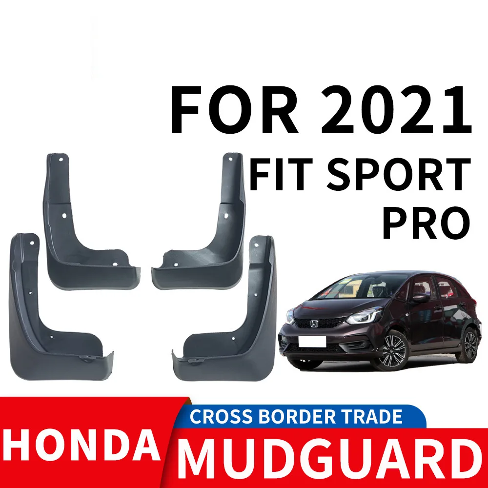 

For 2021 HONDA FIT SPORT PRO mudguard Mudflaps Front Rear Flares Splash Guards Cover Car Accessoie