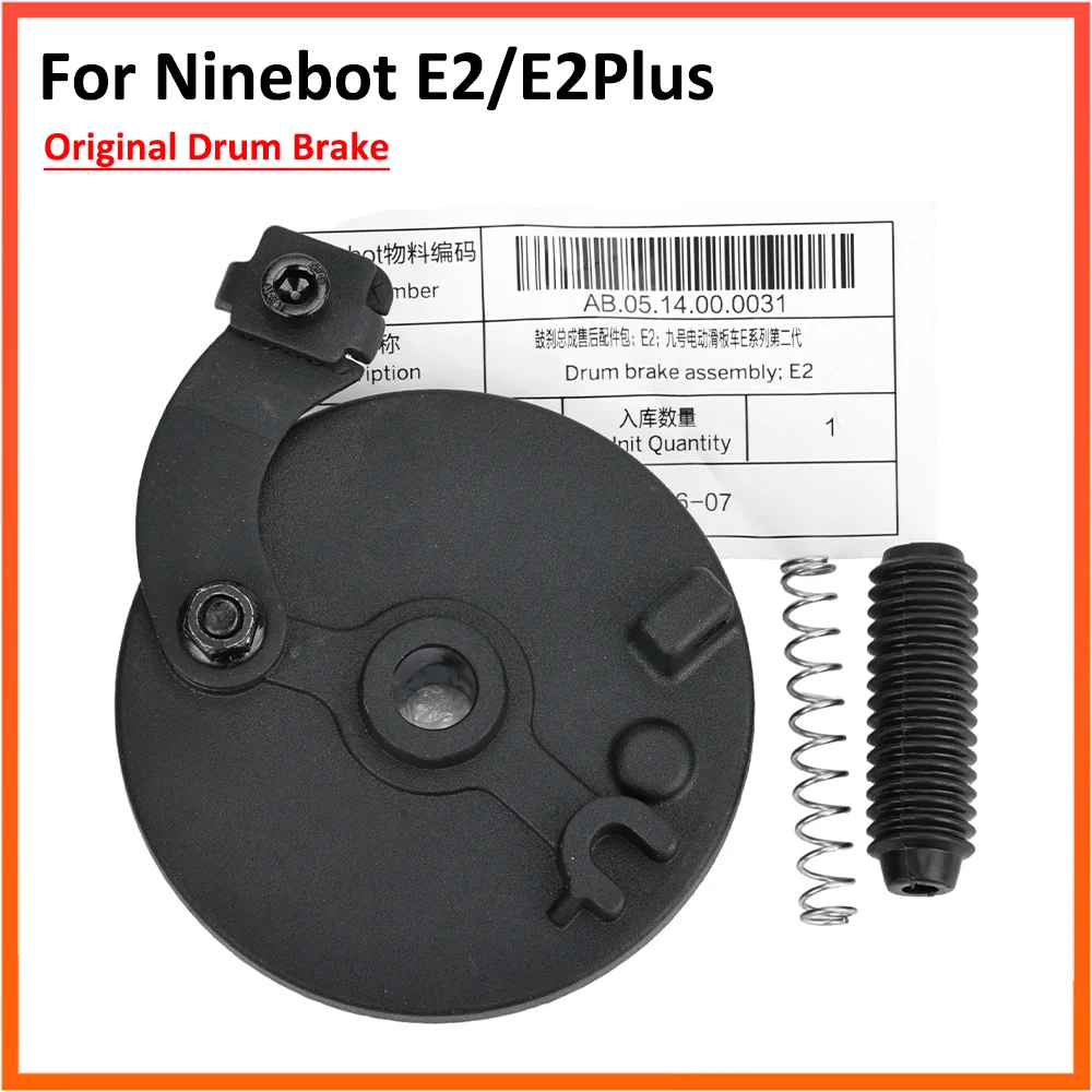 Original Drum Brake For Ninebot E2 E2Plus KickScooter Electric Scooter Front Rear Wheel Mechanical Brakes Pad Parts