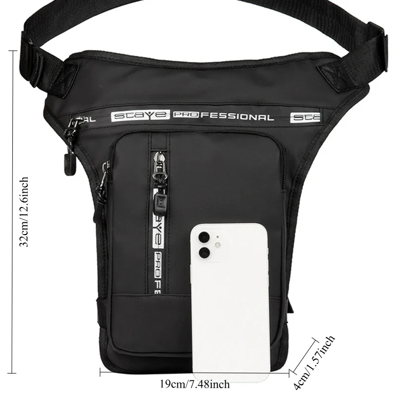 Men's Women's Running Sports Waist Bag Multi-functional Mobile Phone Bag Cross-body Mini Leg Bag Anti-theft Anti-water Chest Bag - view 2