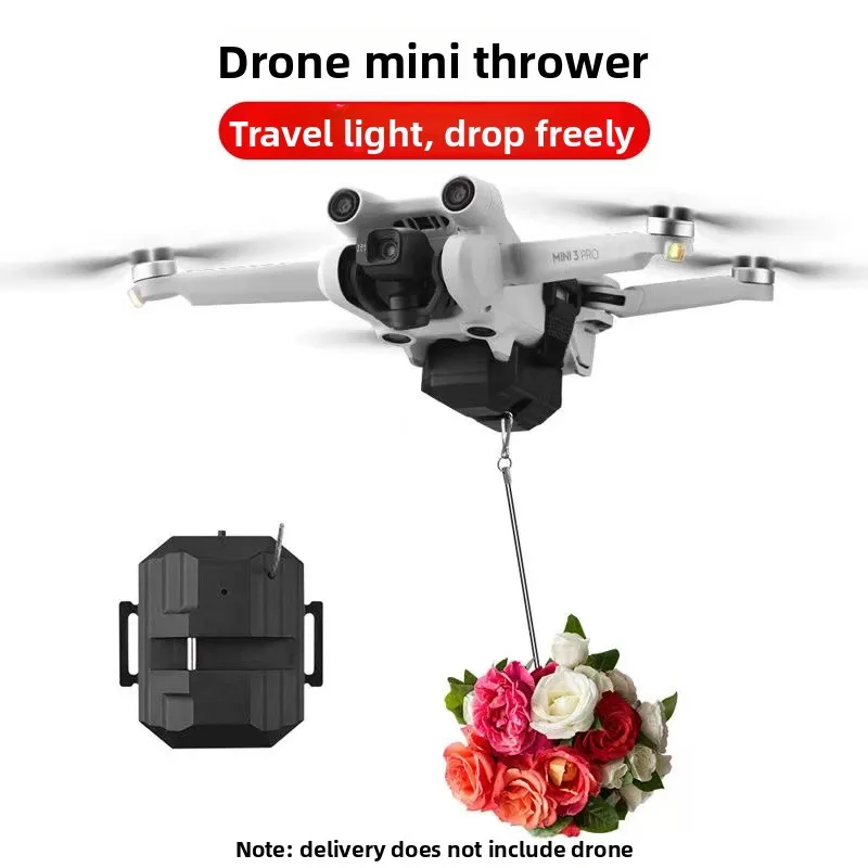 Unmanned aerial vehicle universal airdrop device rescue bait throwing exercise independent remote control one click deployment