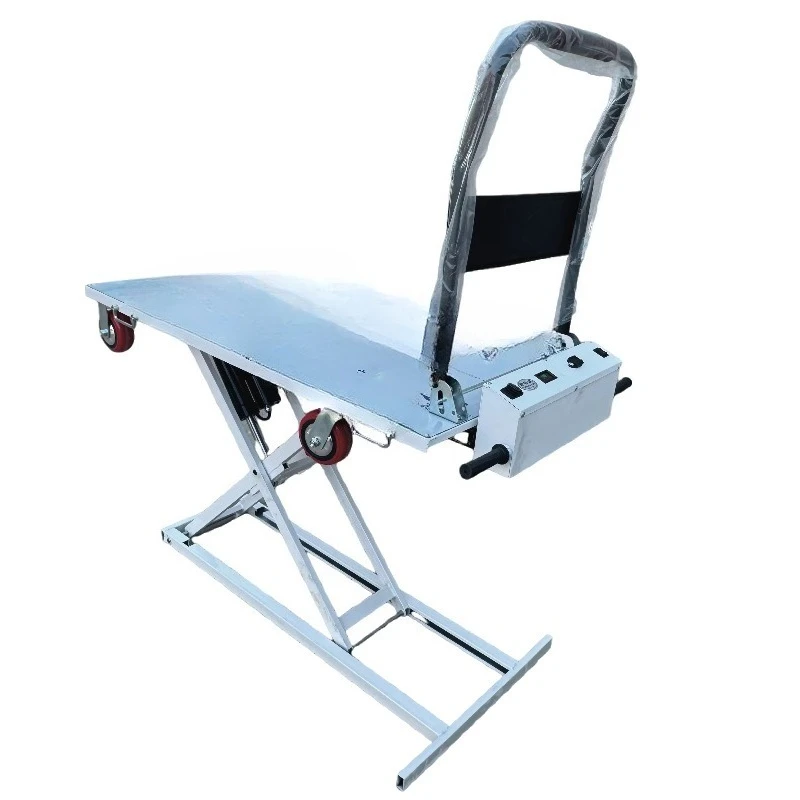 

New electric pallet truck portable car hydraulic scissors lifting trolley retail restaurant mechanical maintenance
