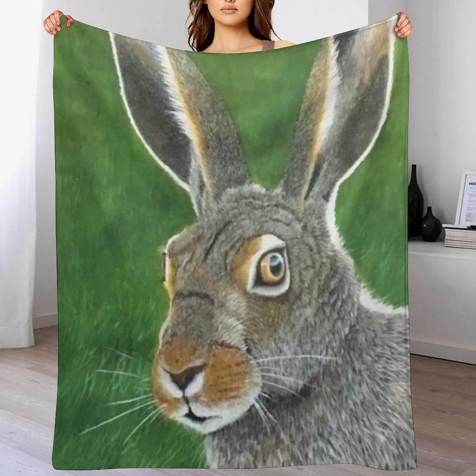 Jack Rabbit Throw Blanket Softest Thin anime Blankets