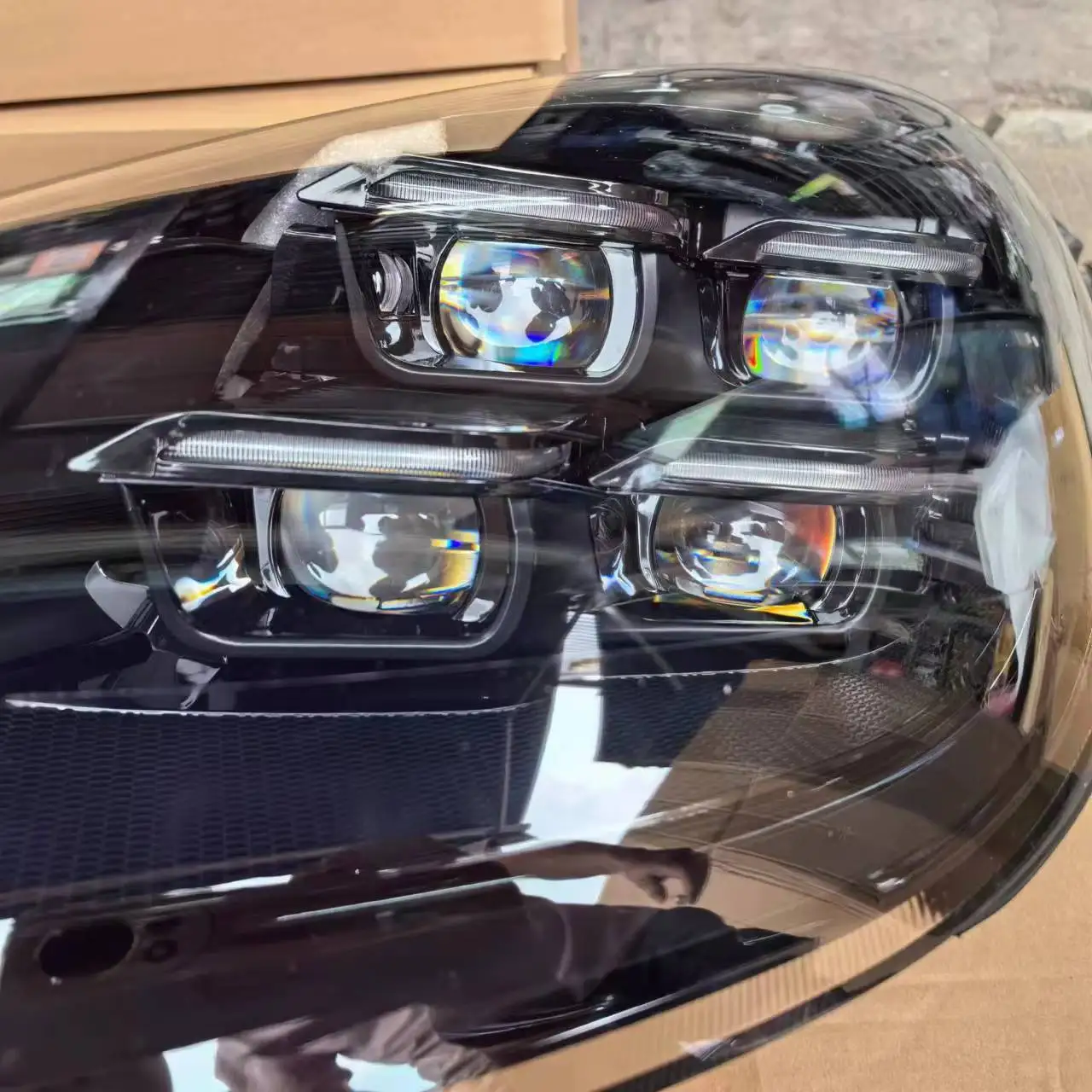 HOT SALE for porsche Cayenne Matrix Style Headlights Direct Replacement of Non-destructive Installation Led Headlights