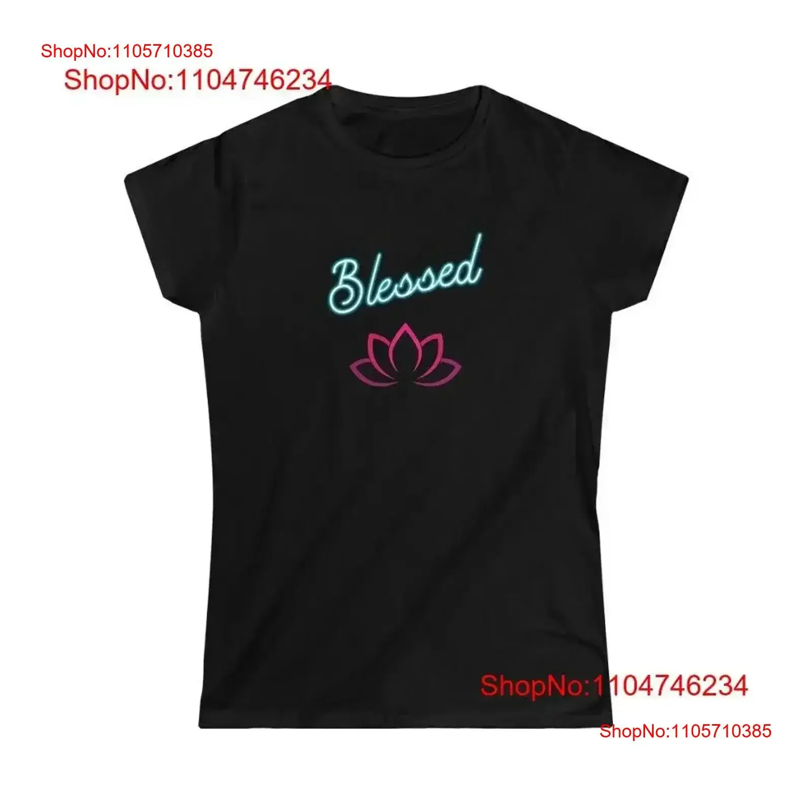Blessed T Shirt vintage Washed Versatile Slightly Stretched graphic designer clothes Comfortable Casual Soft fashion vintage