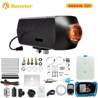Diesel Air Heater 8KW 12V Car Heater with Remote Control and LCD Thermostat Monitor for Cars Trucks RVs Boats Buses