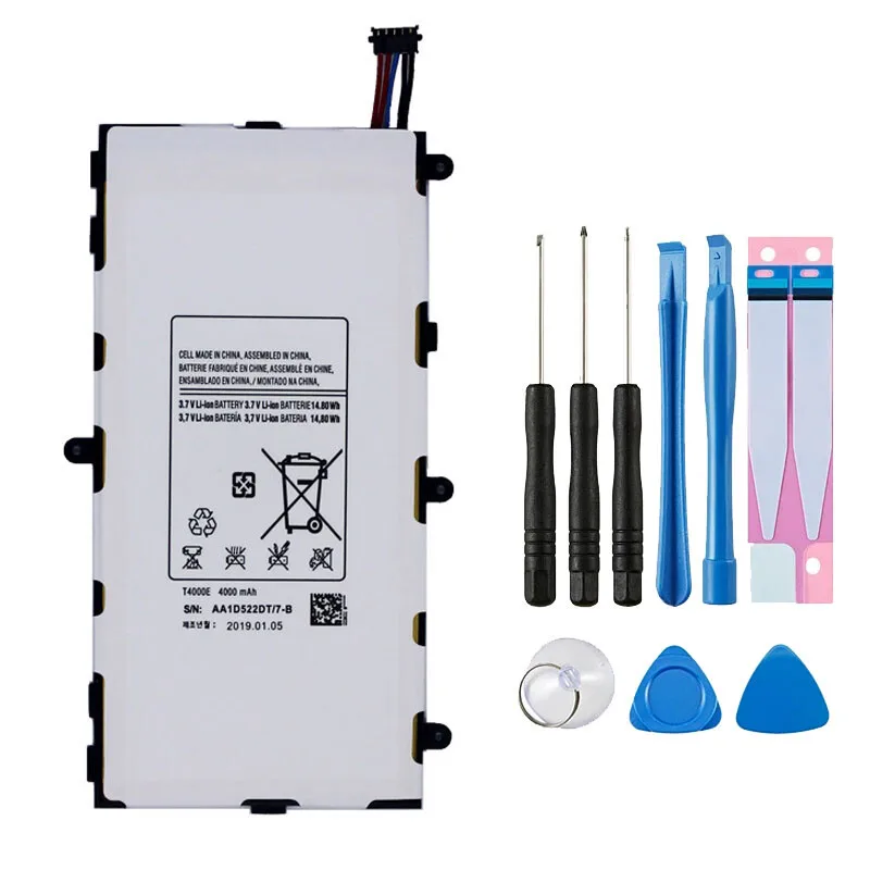 

Аккумулятор для планшета Samsung Tab 3 7,0 SM-T210 T211 P3200 T4000E 4000 мАч + инструменты