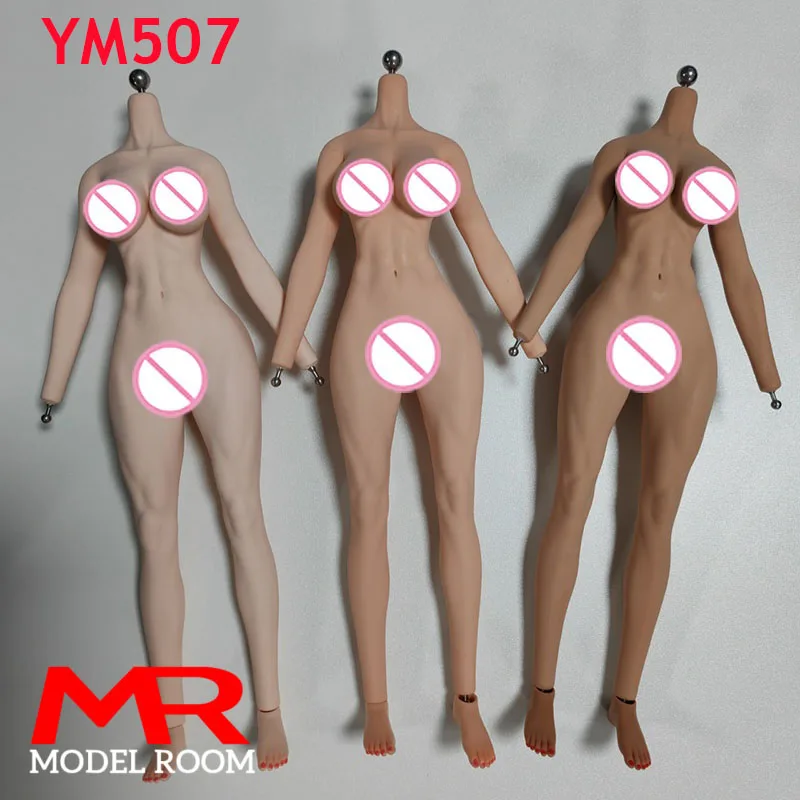 YM501 YM502 YM503 YM505 YM506 1/6 Kobieca Bezszwowa Lalka z Fizjologicznymi Detalami 12'' Żołnierz Elastyczna Miękka Skóra Figurka Akcji