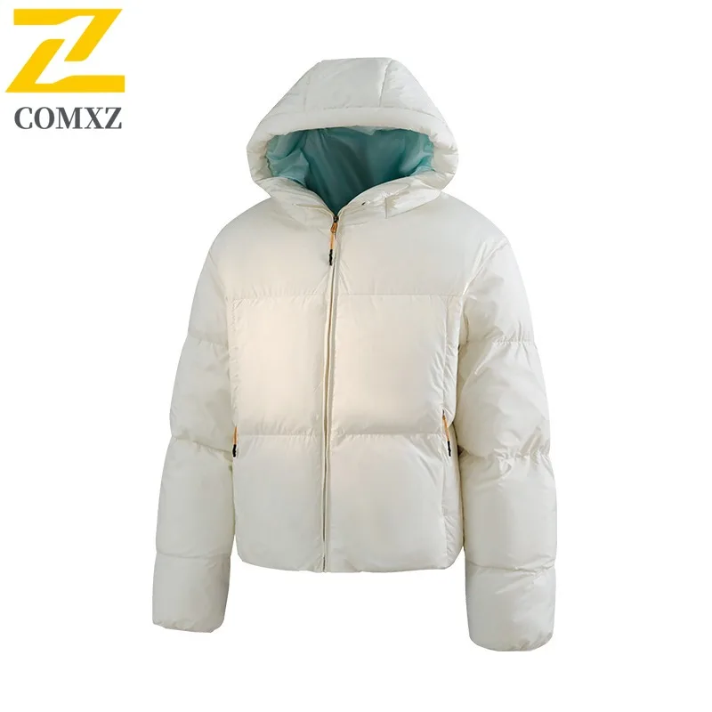 سترة COMXZ الخارجية المملوءة بغطاء للرأس للرجال عالية الجودة للمغامرة سترة سميكة ودافئة متعددة الوظائف معاطف شتوية خفيفة الوزن ومريحة #5