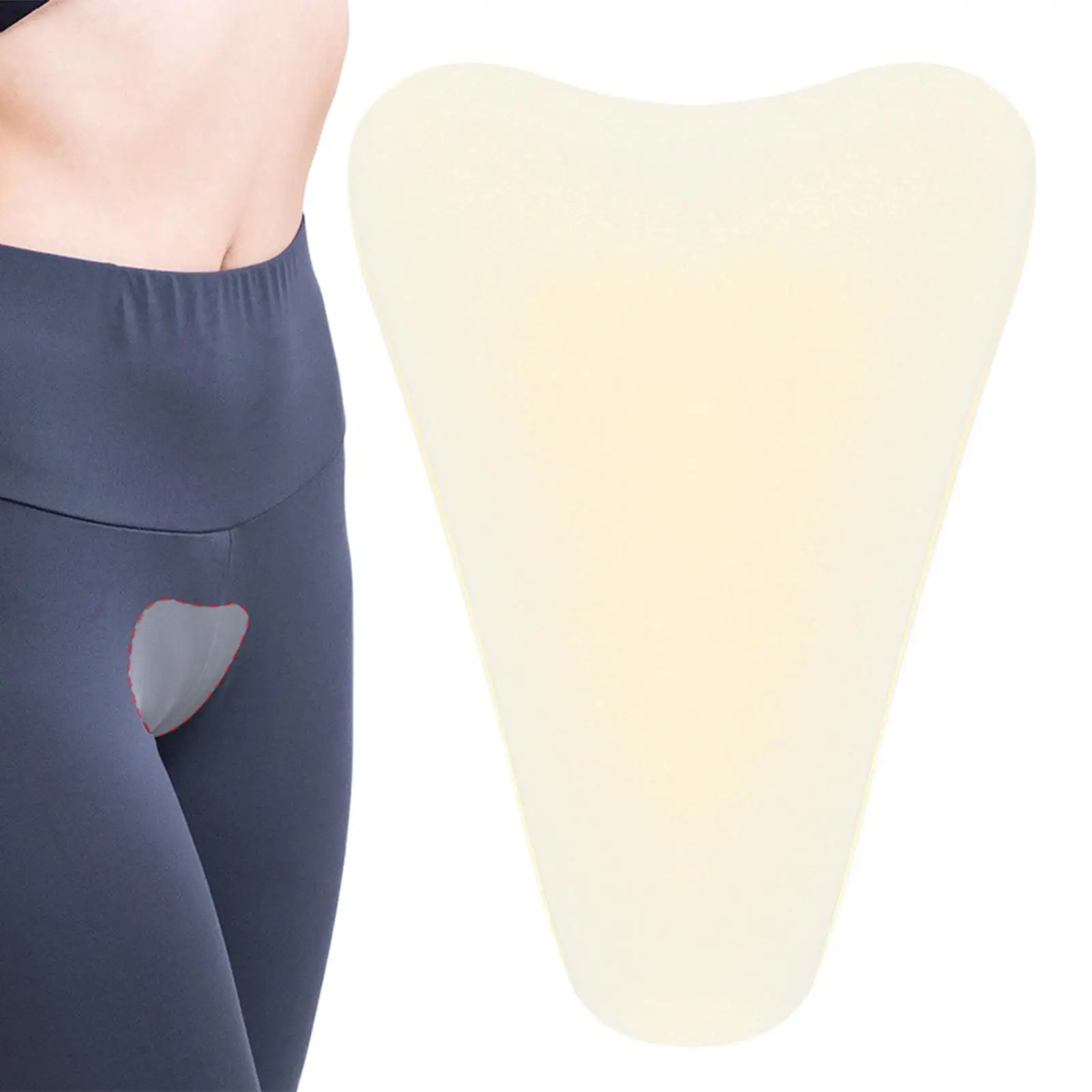 Private Parts Protector Seamless Stickers Silicone Protector for Private Part Women Bikini Swimming Supplies Silicone Stickers