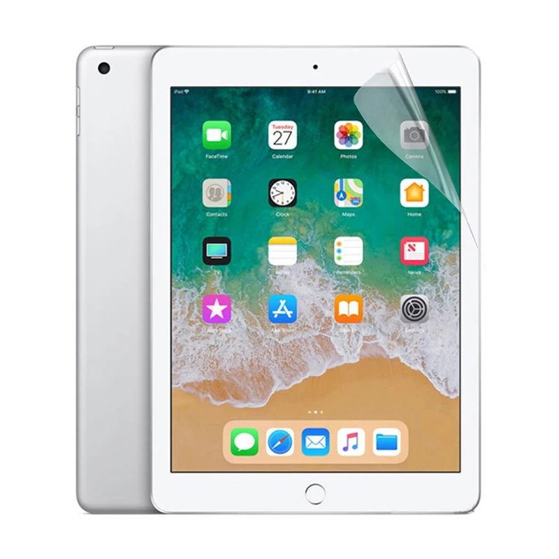 واقي شاشة لجهاز iPad 10th 9th 8th 7th 6th Gen Soft PET Film For Pro 11 12.9 2022 2021 Mini 6 Air 5 4 10.9 Air 3 2 1 Pro 9.7