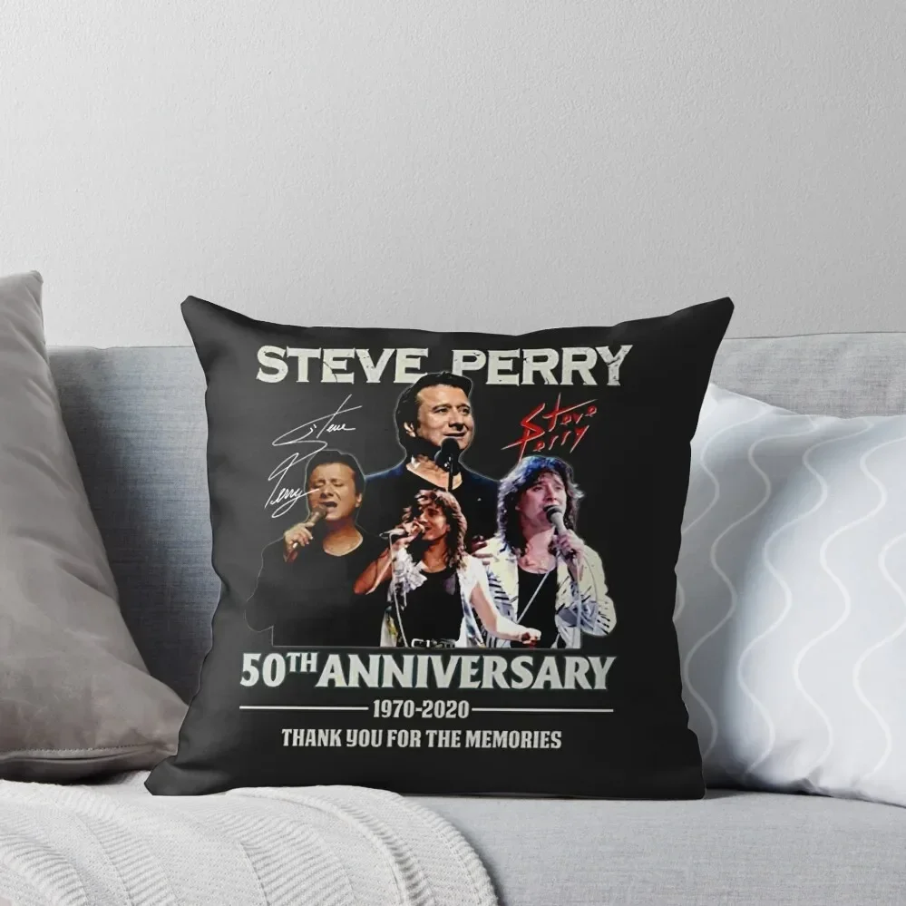 

Steve-Perry-50th-anniversary-1970-2020-thank-you-for-the-memories t Shirt Throw Pillow luxury sofa pillows pillow