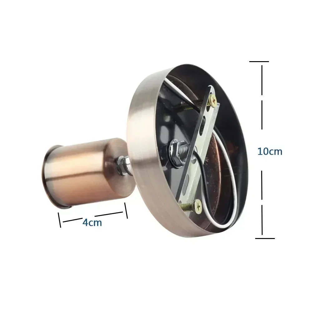 Simple Modern E27/E26 Lamp Base Socket Retro Edison Pendant Light Outdoor Double Table Lamp