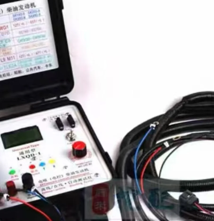 

Электронный тестер запуска двигателя; Электронный стартер автономного двигателя впрыска топлива с двумя жгутами проводов.