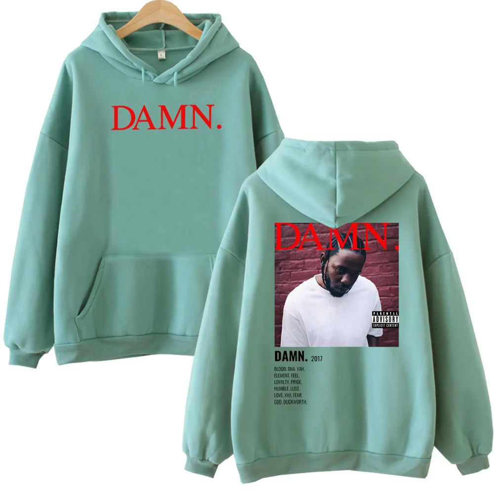 Kendrick Lamar Hoodie Kendrick Lamar Damn Shirt Damn Album Gift for Kendrick Lamar Fan Pullover Tops Streetwear Unisex