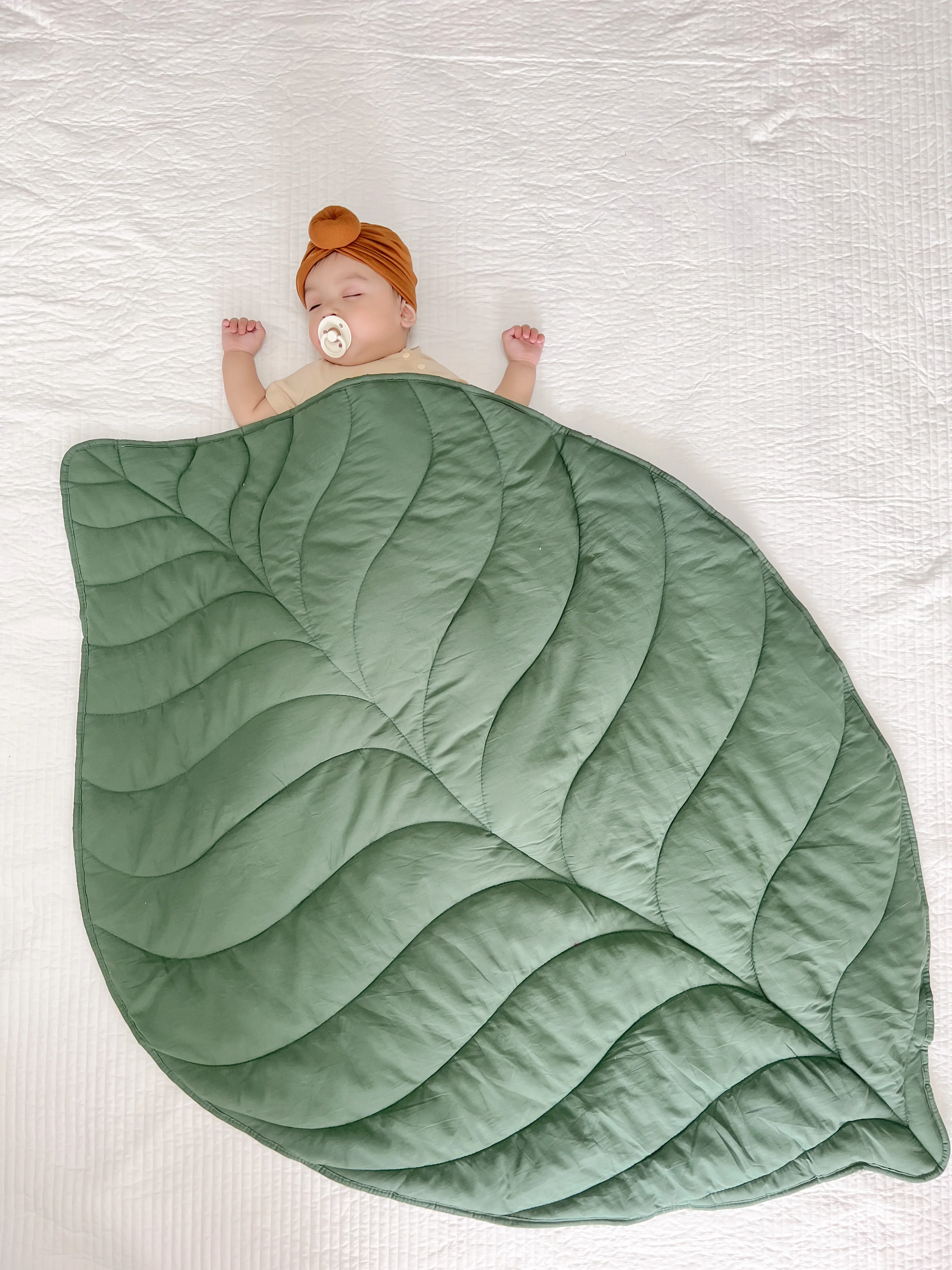 Nordic New Shaped Creative Leaf Baby Game Mat Bay Window Floor Mat Baby Climbing Mat Children\'s Room Decoration