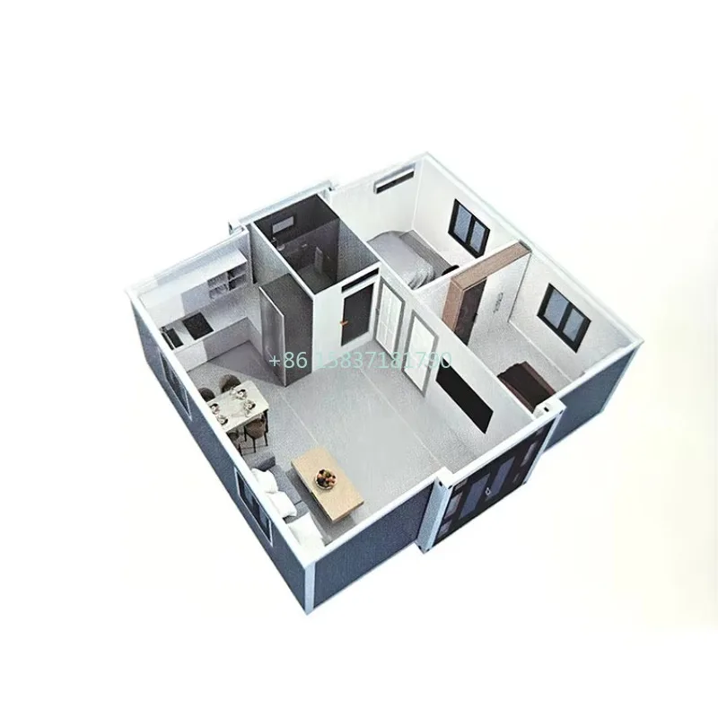 Custom Container House High Cube Expandable Tiny Home Foldable Prefab Fold Out Container House Steel Expandable Container Villa