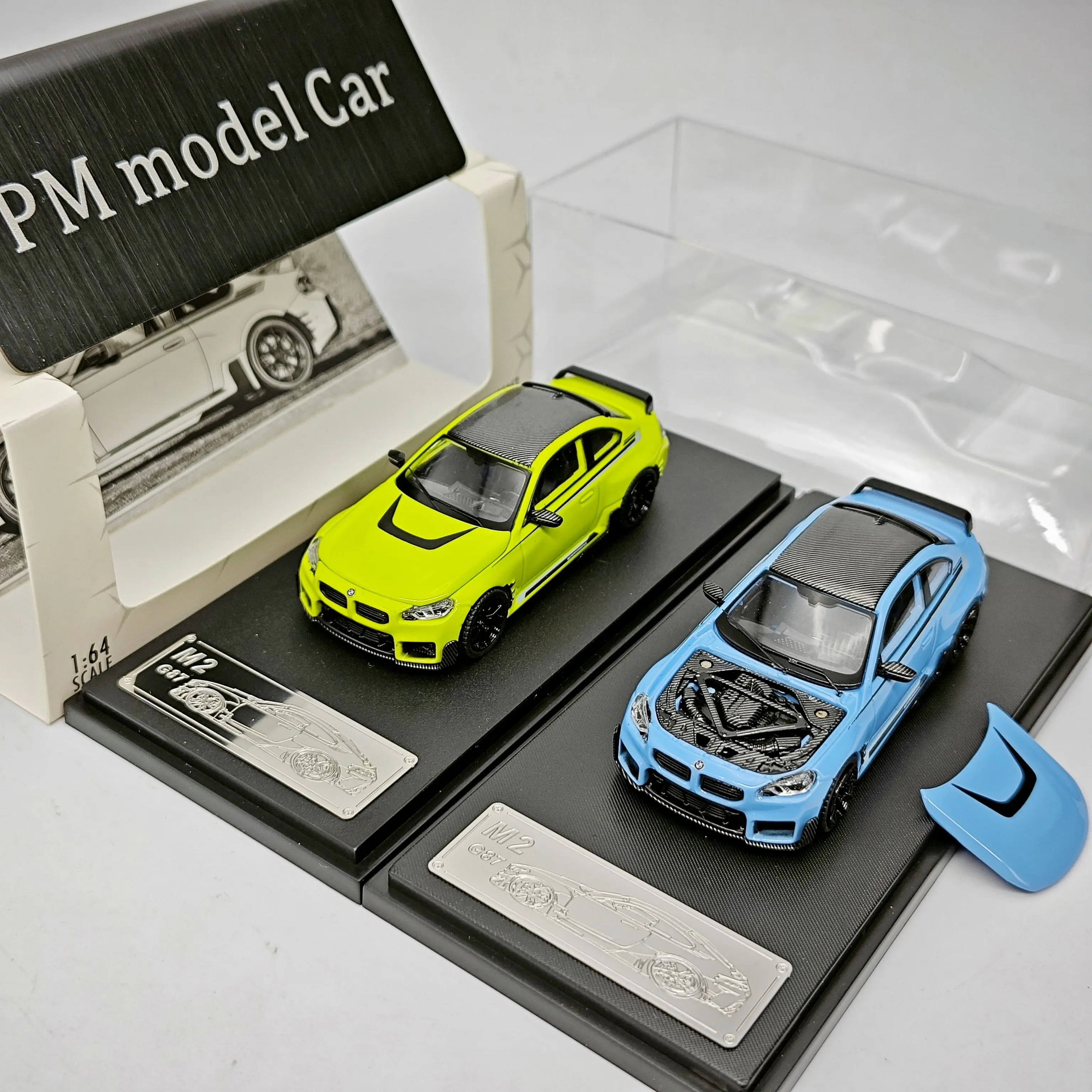 

FX 1:64 BMW M2 Modified Version Openable Hood Alloy Diecast Model Car Collectible Gift