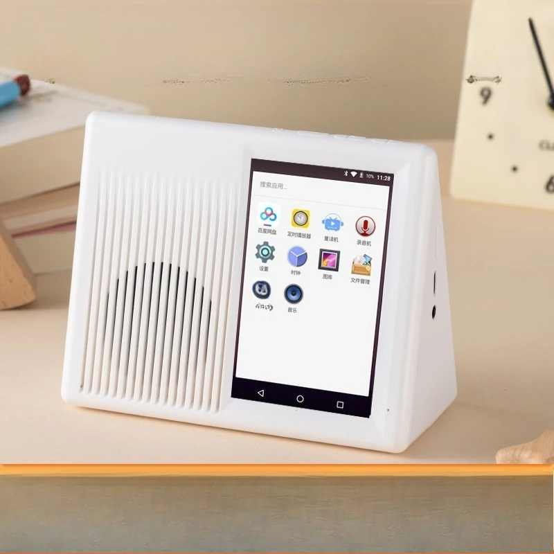 Touch screen timing switch machine automatic player card audio box music alarm clock English grinding ear