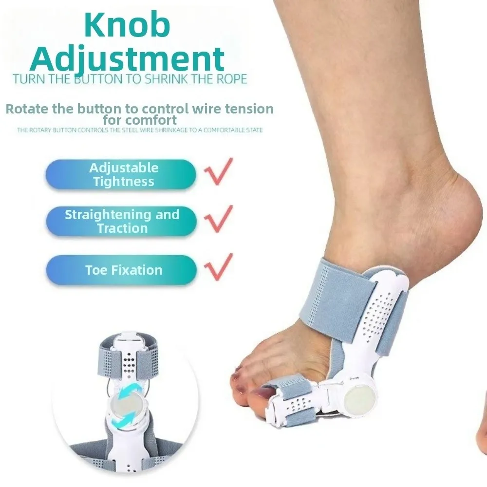 

Adjustable Knob Bunion Corrector Orthopedic Design Toe Valgus Toe Valgus Orthosis Separated Toe Straightener Toe Separator