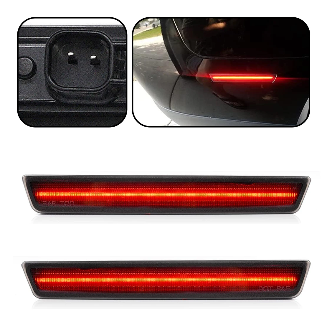 1ペア-12v-ledリアサイドフェンダーマーカーライト-68195797ab-68195796ab-ダッジ-チャレンジャー-srt-デーモン-ヘルキャット-ワイドボディ-r-t-対応