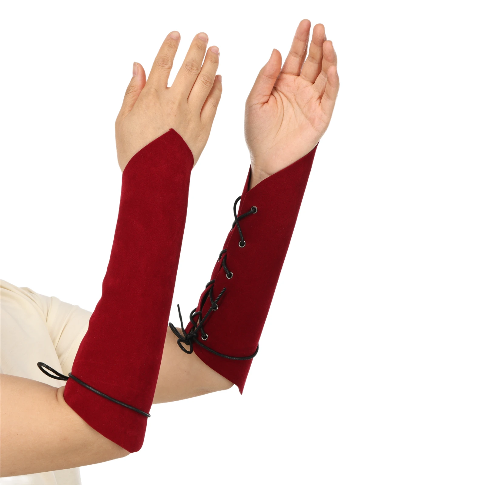 Viking Arm Guards Gauntlet Wristband Wrist Armor Medieval Archery Bracers Armband Wrist Guards Cosplay Prop for Men Women