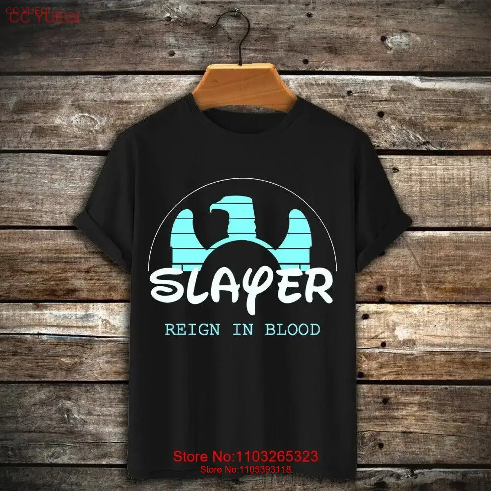 Retro Reign in Blood by Slayer T Shirt Tom Araya Paul Bostaph Gary Holt Kerry King vintage Washed graphic Top For Everyday Wear