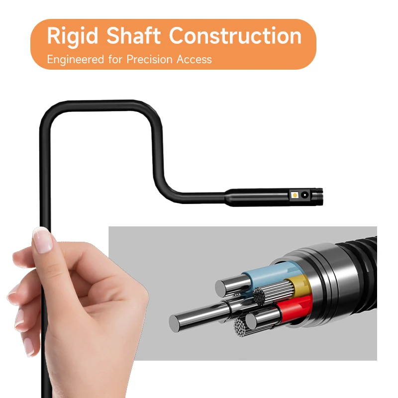 Industrial Endoscope 4.3'' Screen Single Dual Lens 2M-100M Automotive Endoscopy Inspection Borescope Waterproof Plumbing Camera