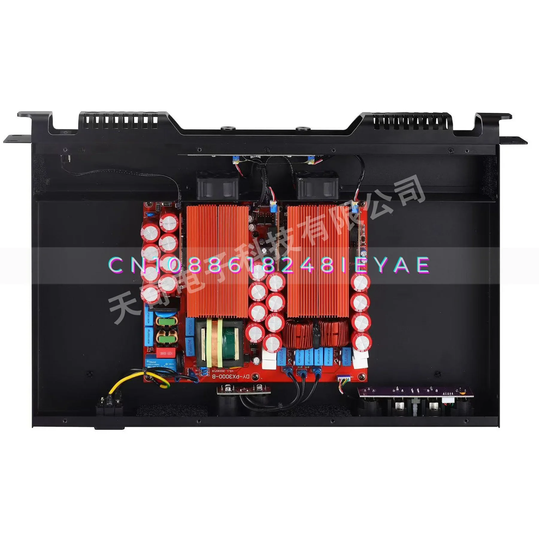 4X1350W High-power Four-channel Two-channel Digital Power Amplifier Stage Performance Family KTV Pure Rear Stage