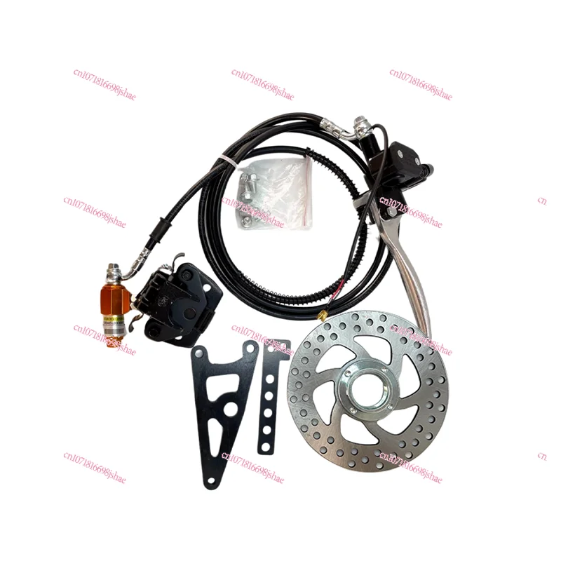 Electric vehicle left thread brake modification hydraulic double pump Gemini brake kit disc brake