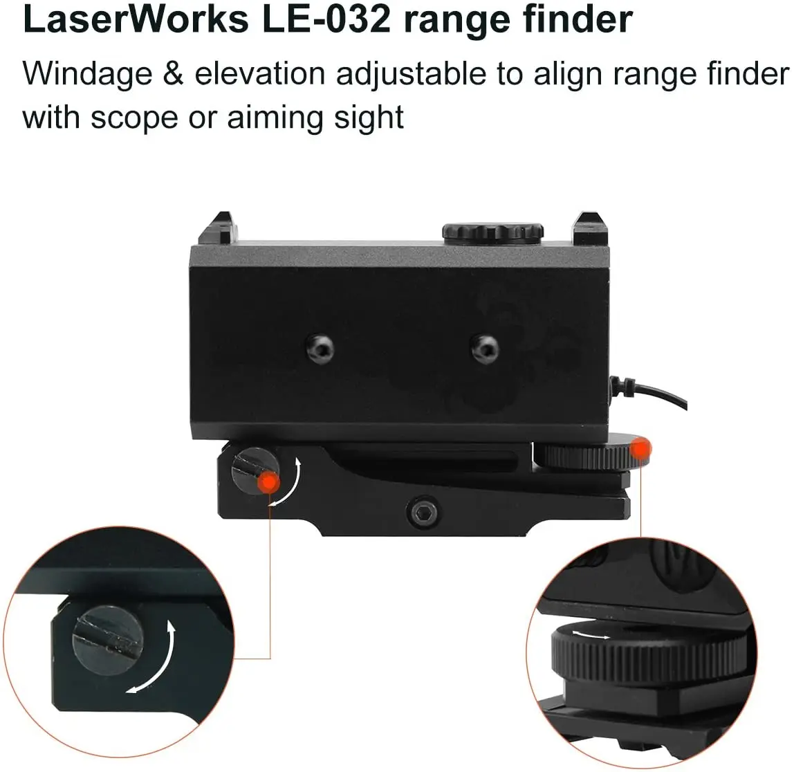 LE032 Laser Range Finder Outdoor Hunting Rangefinder Scope