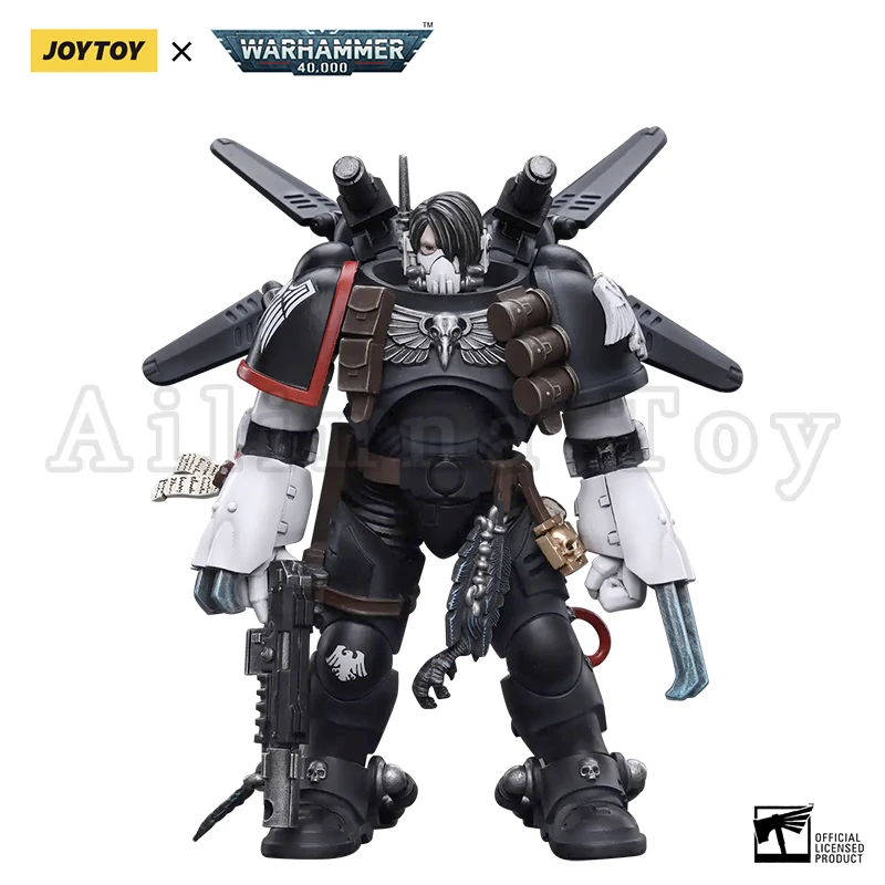 JOYTOY 1/18 Figurka akcji 40K Raven Guard Chapter Master Kayvaan Shrike Kolekcja anime Model wojskowy