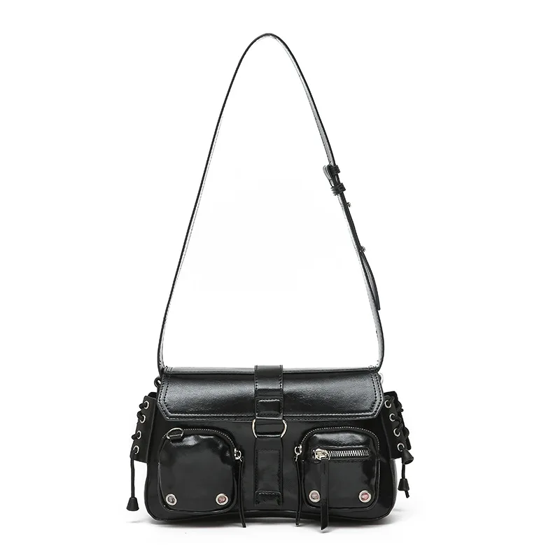 Textura premium na moda baguette saco legal quente meninas axilas saco de luxo designer feminino bolsa de ombro crossbody