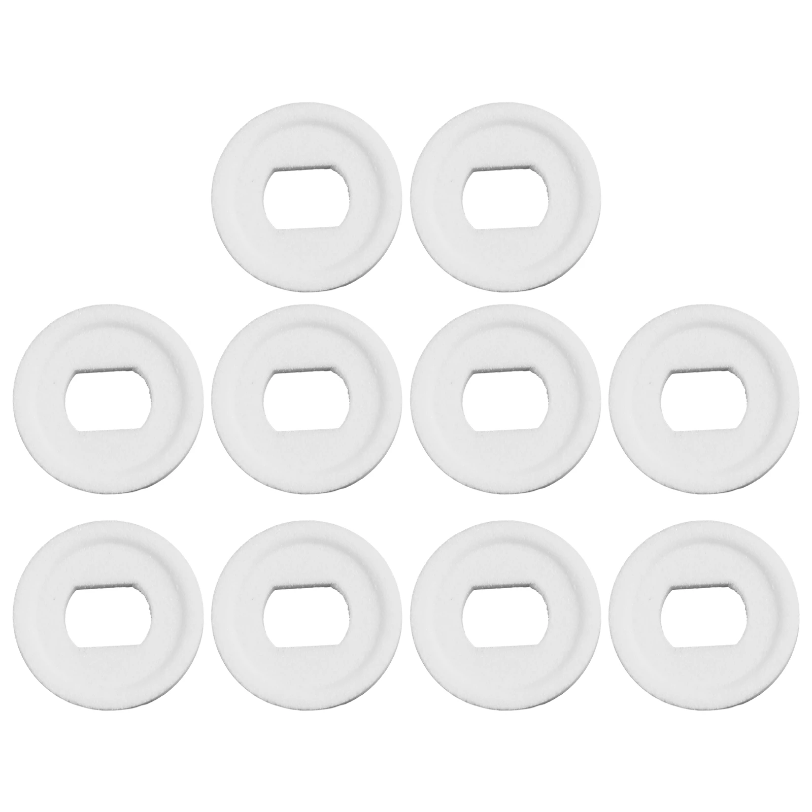 White Corundum Inner Round Through-hole Grinding Wheel Abrasive Disc Accessories Concave Shape Grinding Disc Power Tools 10PC