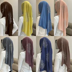 2026 Islamic Headscarves Ramadan Chiffon Long Hijab Shaylah