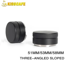 Coffee Distributor 51mm 53mm 58mm Leveler Three Angled Slopes Adjustable Palm Tamper Fit For 51 54 58mm Portafilter Barista Tool