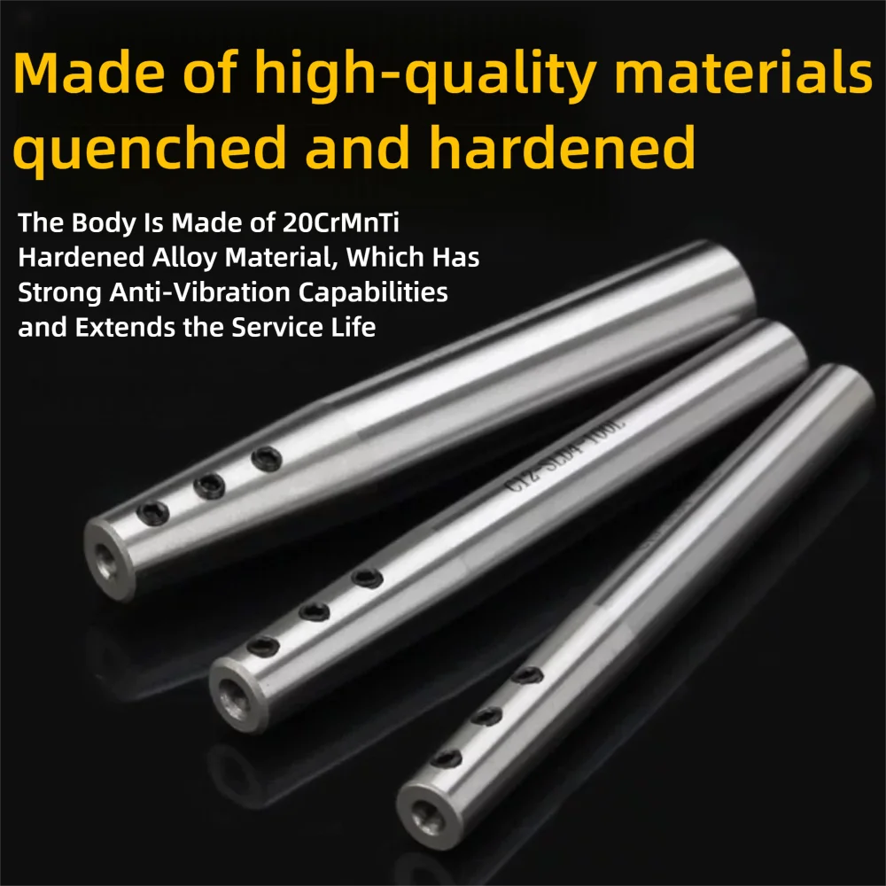 Precision Side Fixed Connecting Extension Rod C8/C10/C12/C16/C20-SLD3/4/5/6/8/10/12/14/16-100L Drill Milling Cutter Tool Holder