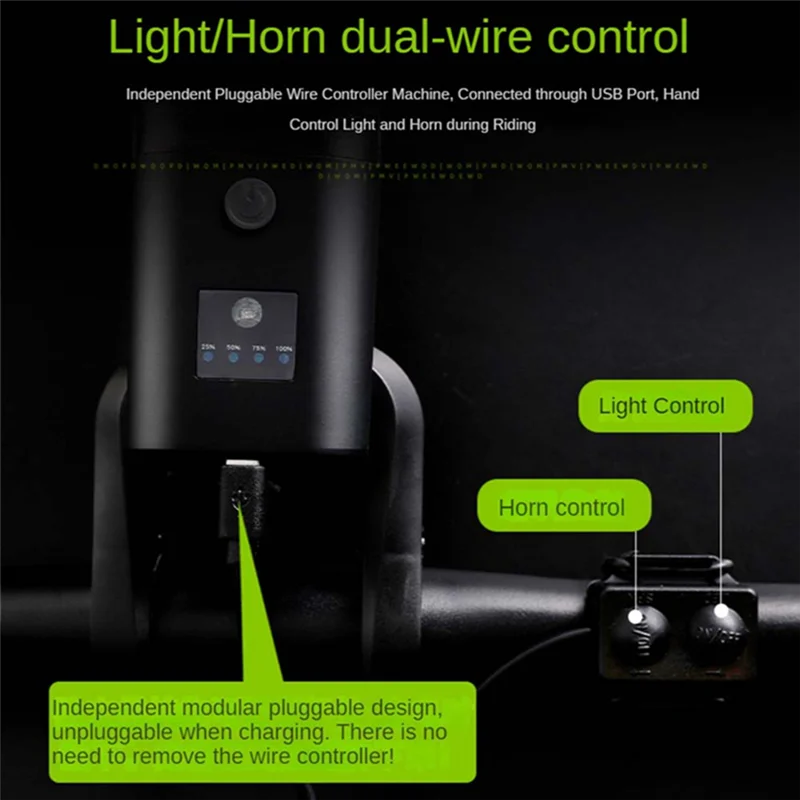 

B93B-Bicycle Light 1000Lumen 4000Mah Bike Headlight Power Bank Flashlight Handlebar USB Charging Highlight Road Cycling Highligh