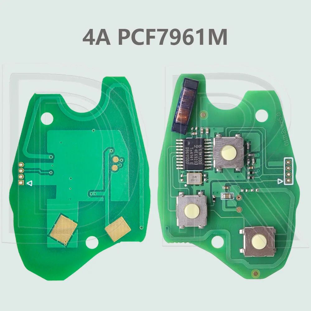 DR 4A PCF7961M ID46 PCF7946/7947 433MHz llave remota de coche para Renault Megane Duster Modus Clio 3 Twingo DACIA Logan Sandero Kangoo