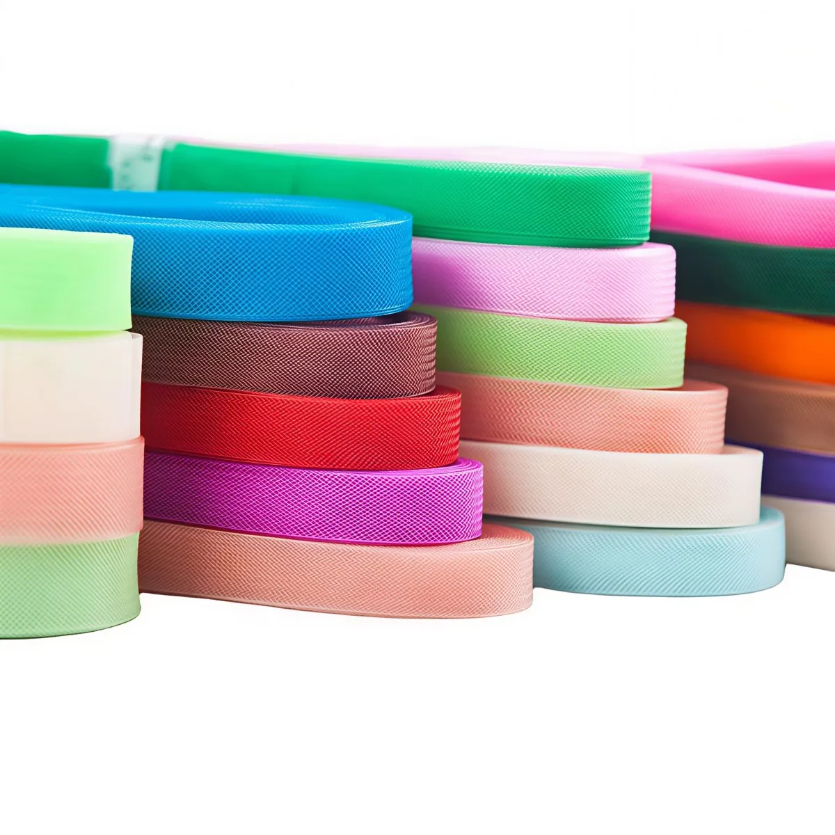 Flexible Polyester rinoCline Horsehair Braid Flat Mesh Ribbon Trim for Boning Wedding Gown Dance Formal Dress Sewing Fascinators