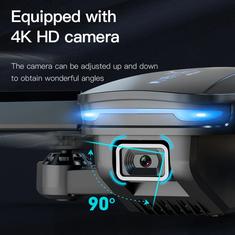 2024 S20 RC Quadcopter Drone 4K HD Camera Foldable Remote Control Drones Helicopter Toys Optyczne pozycjonowanie przepływu Tryb bezgłowy