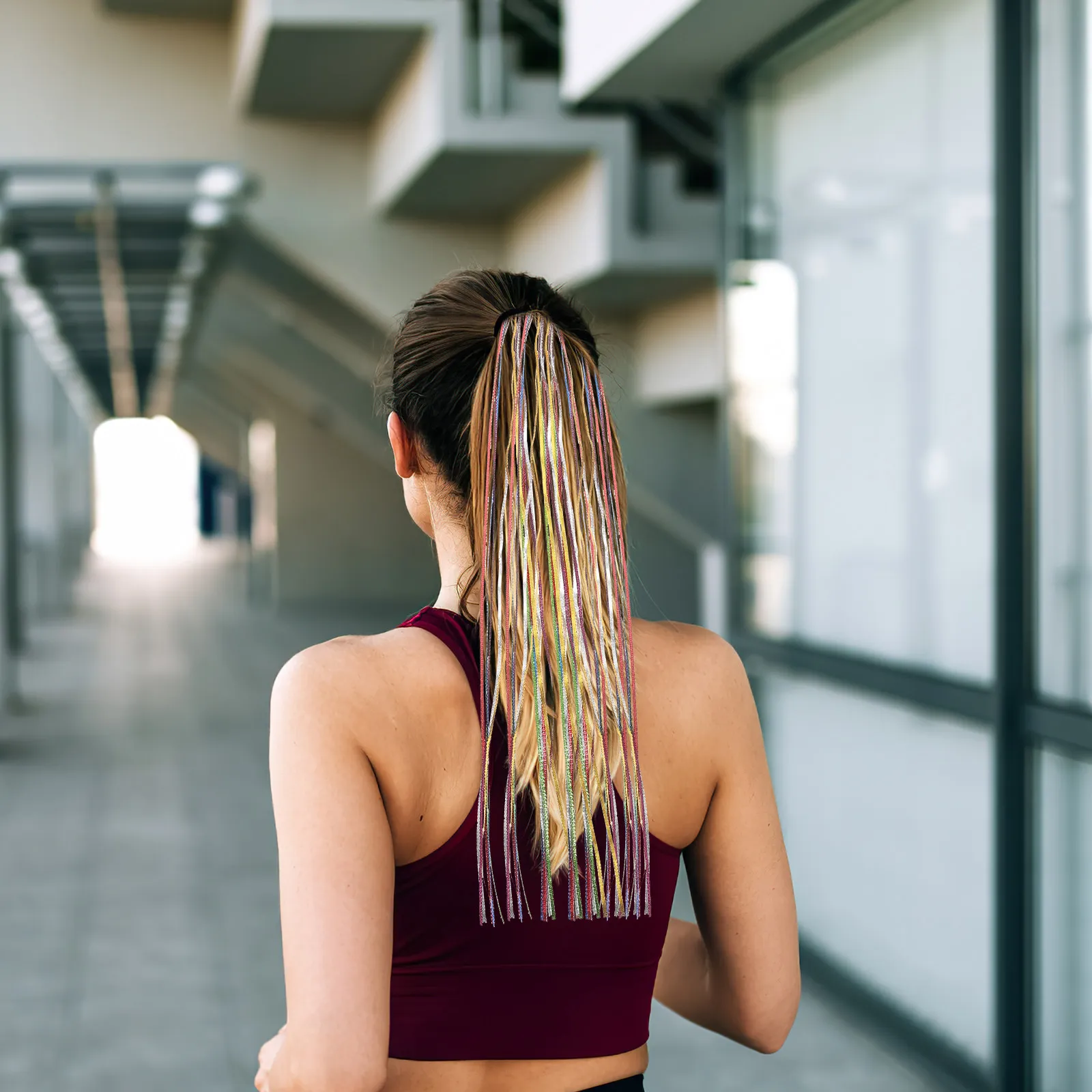 

Набор из 6 цветных шнурков для волос: легкие в использовании аксессуары для укладки волос, плетения косичек, для девочек, вечеринок, фотосессий, свадеб