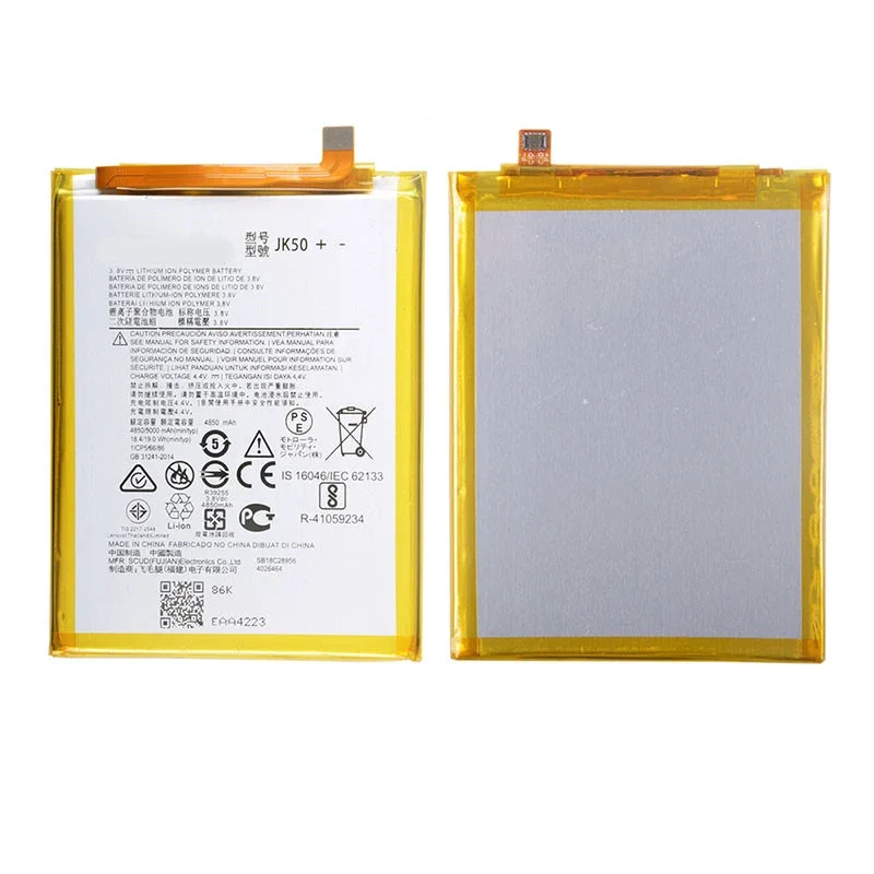 Batería de repuesto JK50 4850mAh para Motorola G20 XT2128-1 G7 Power XT1955 XT1942-1 Z3 XT1941 G30 P30 Note herramientas 5