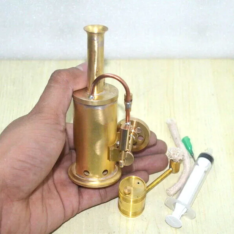 M6 Mini Steam Engine Model Brass Engine Model Toy Boiler Capacity 21ml