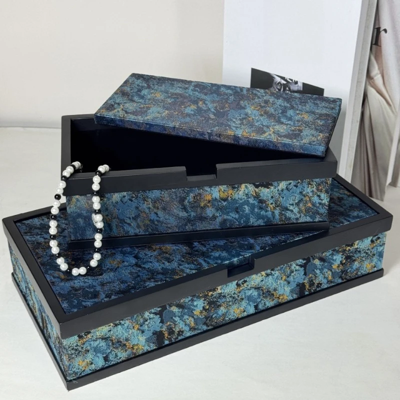 

Luxury Jewelry Organizer Box Big Jewelry Display Boxes Women Earrings Necklaces Tray Dressing Table Ornaments for Storage Box