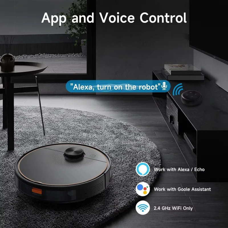 Picture 6: Plastic sweeping robot display Android application control Automatic charging Voice remote control Dry and wet