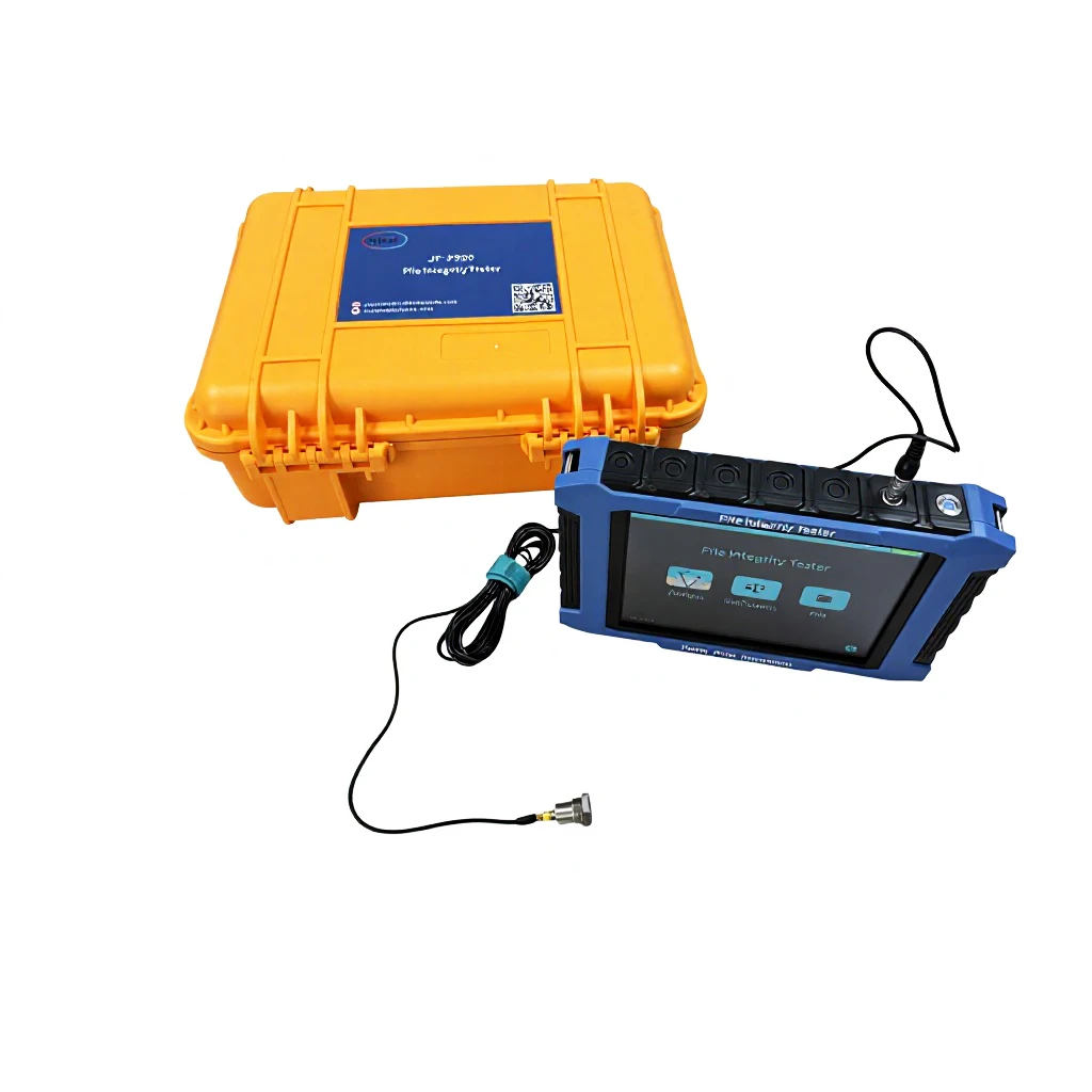 P800 Portable Wireless Concrete Pile Analyzer Multilingual (EN/ES/AR/RU) 220V High Accuracy IP55 Protection Equipment Testing