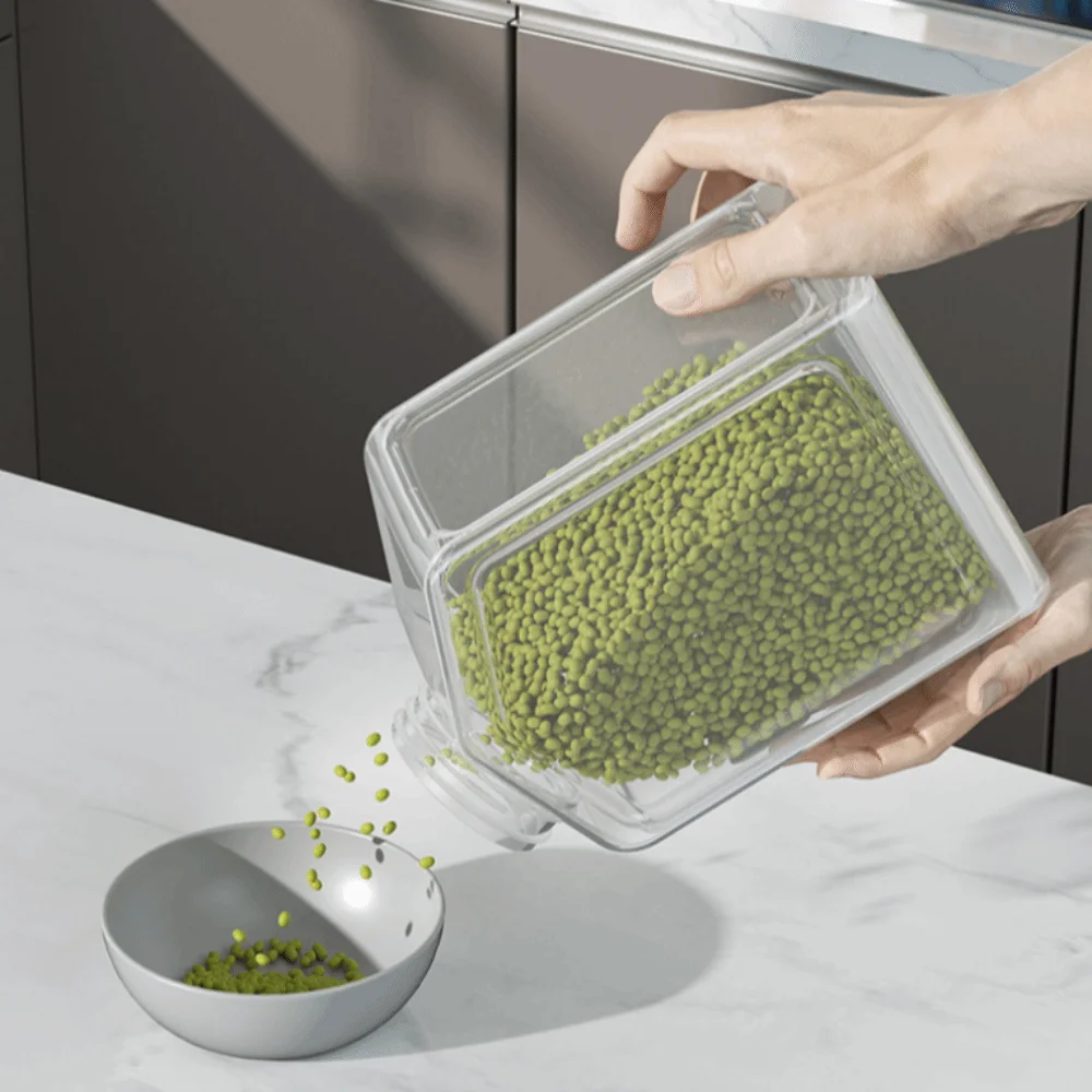 Salad Jar Thickened Sealed Jars Leak-Proof Bug Proof Storage Container Moisture Proof Lidded Storage Box Travel